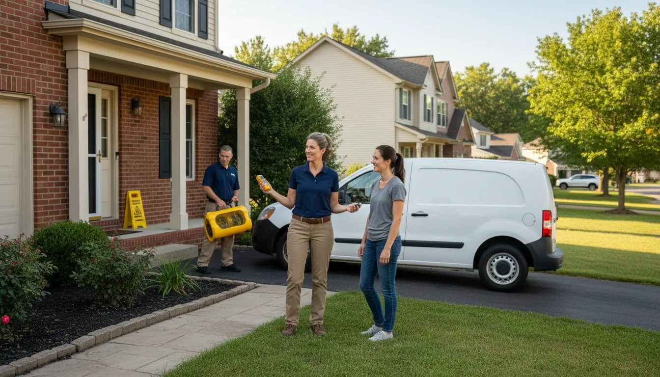 Water restoration image for Home Water Damage Repair in Columbus, WI